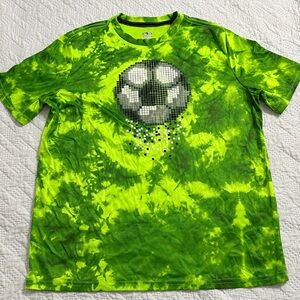 Athletic Works Lime Tie-Dye Soccer Tee